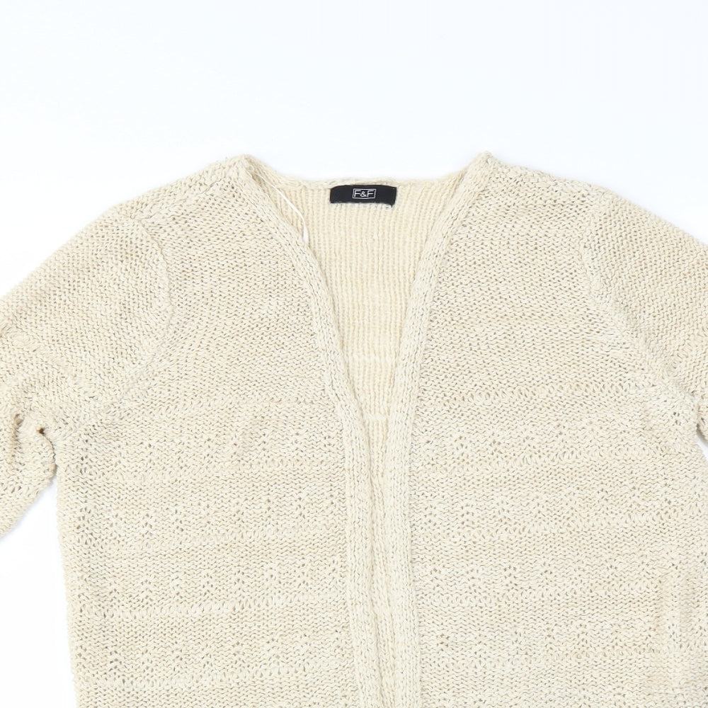 F&F Womens Brown   Cardigan Jumper Size 6