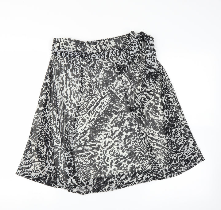 Matalan Womens Black   A-Line Skirt Size 10