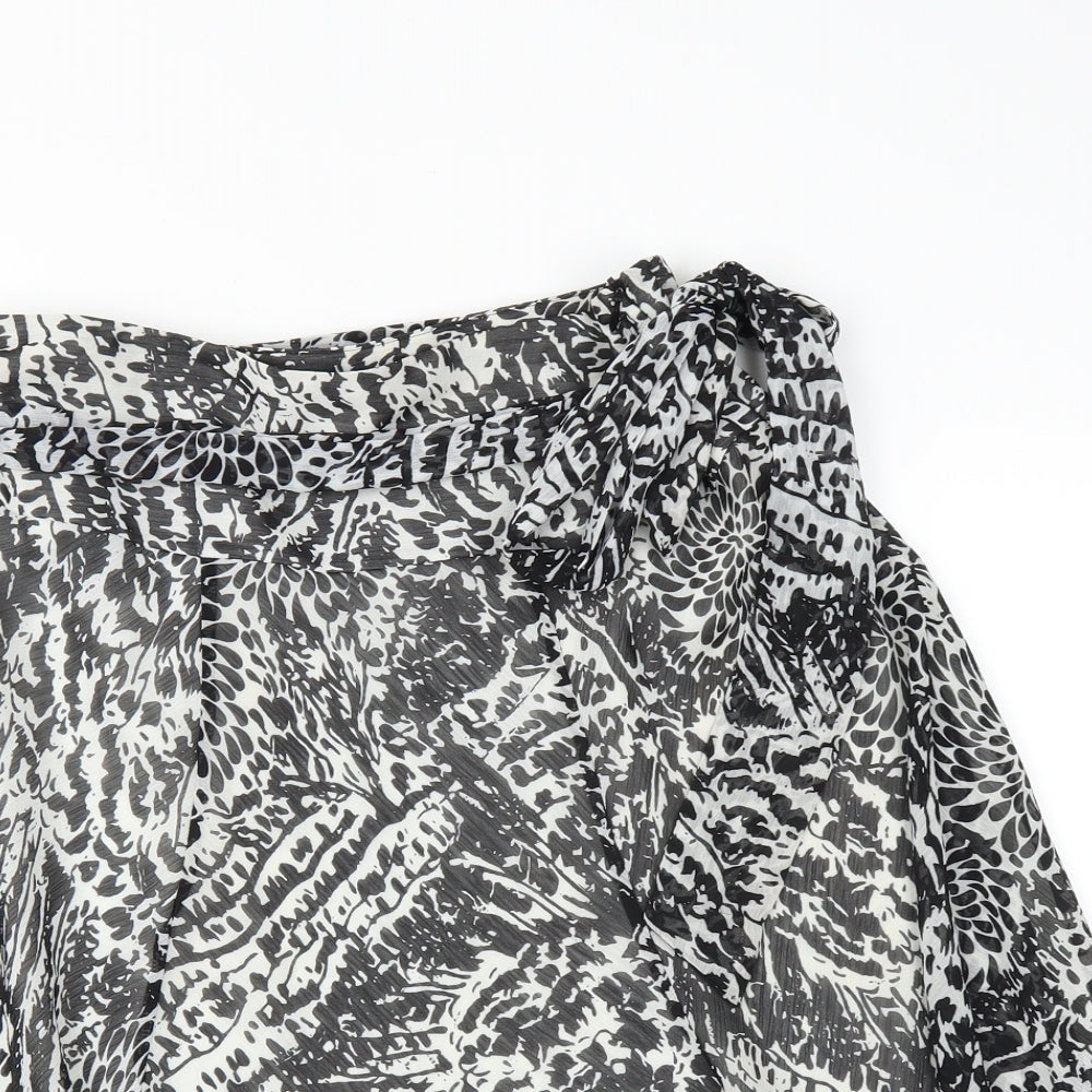 Matalan Womens Black   A-Line Skirt Size 10