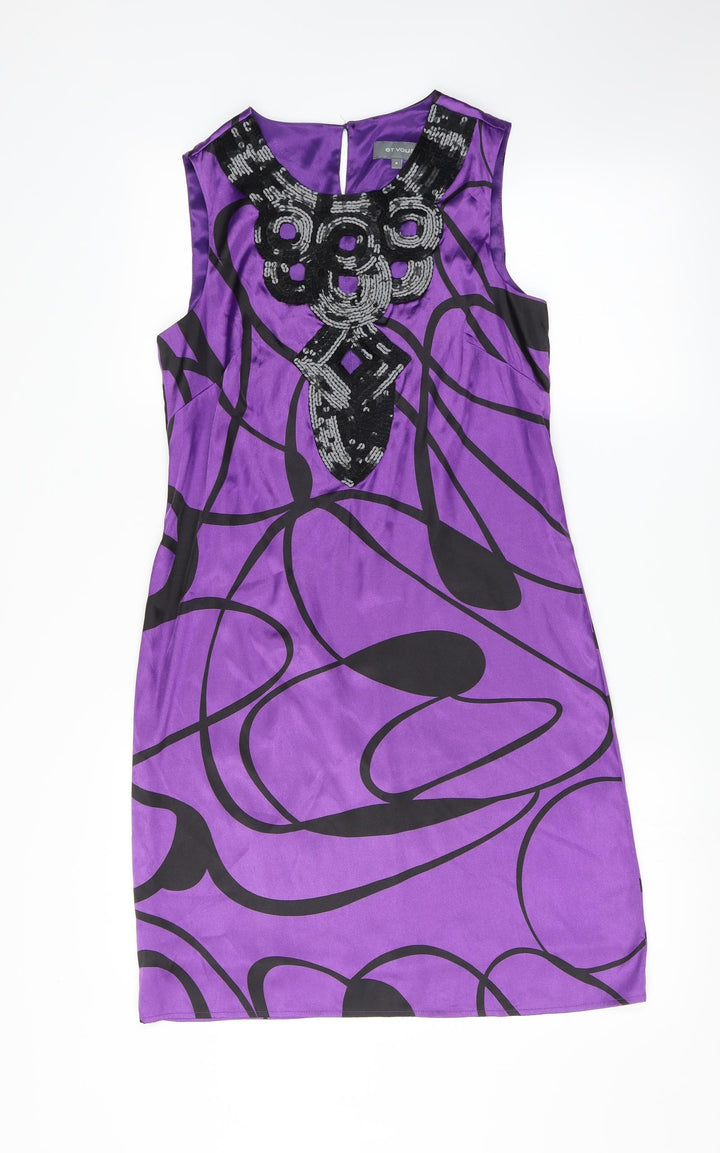 Et Vous Womens Purple   Shift  Size 8