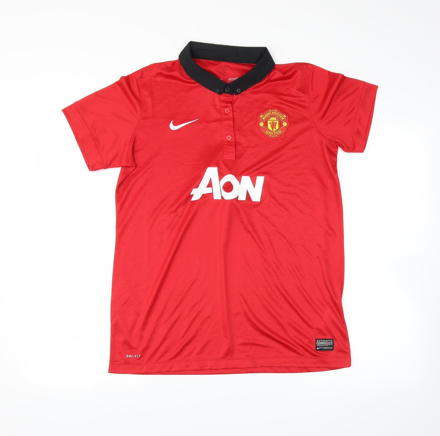 Nike Mens Red    Polo Size L  - Manchester United