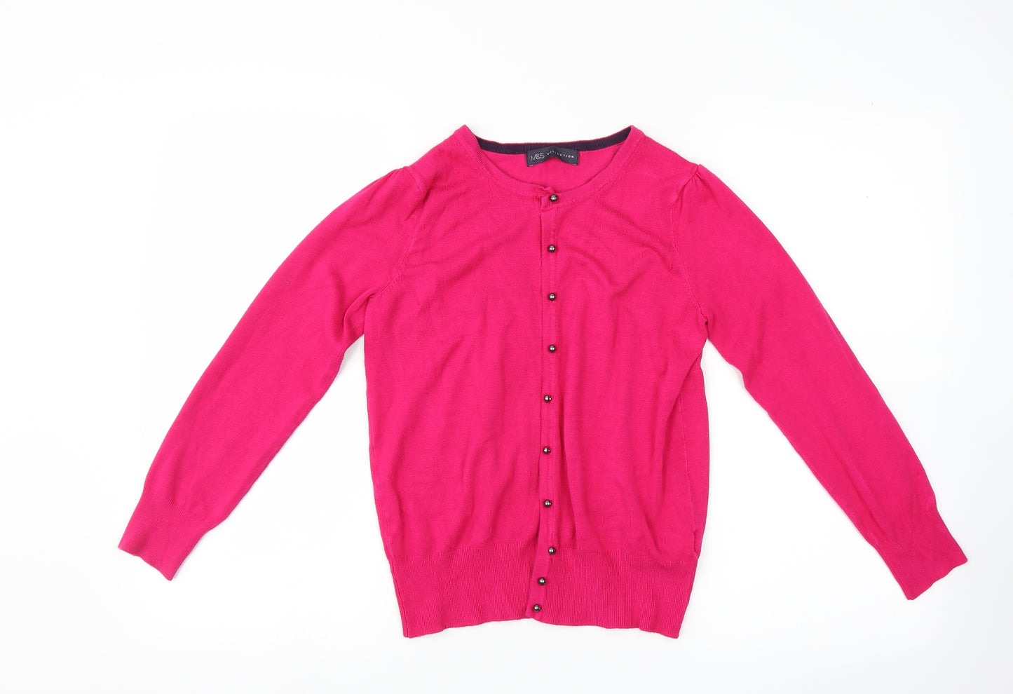 Marks and Spencer Womens Pink   Cardigan Jumper Size 8