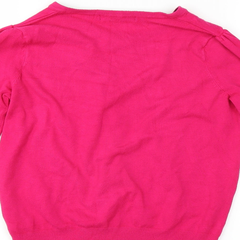 Marks and Spencer Womens Pink   Cardigan Jumper Size 8