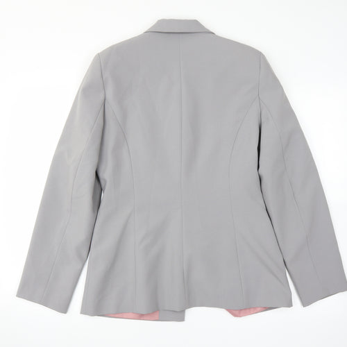 Select Womens Grey   Jacket Suit Jacket Size 12