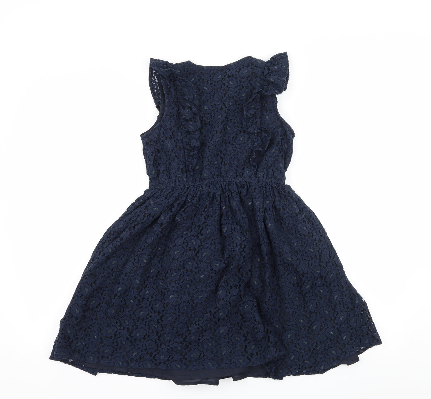 George Girls Blue  Lace Fit & Flare  Size 9-10 Years