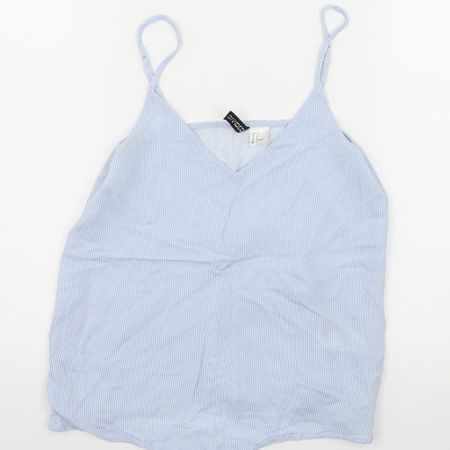 Divided by H&M Womens Blue Striped  Camisole Tank Size 6