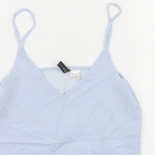 Divided by H&M Womens Blue Striped  Camisole Tank Size 6