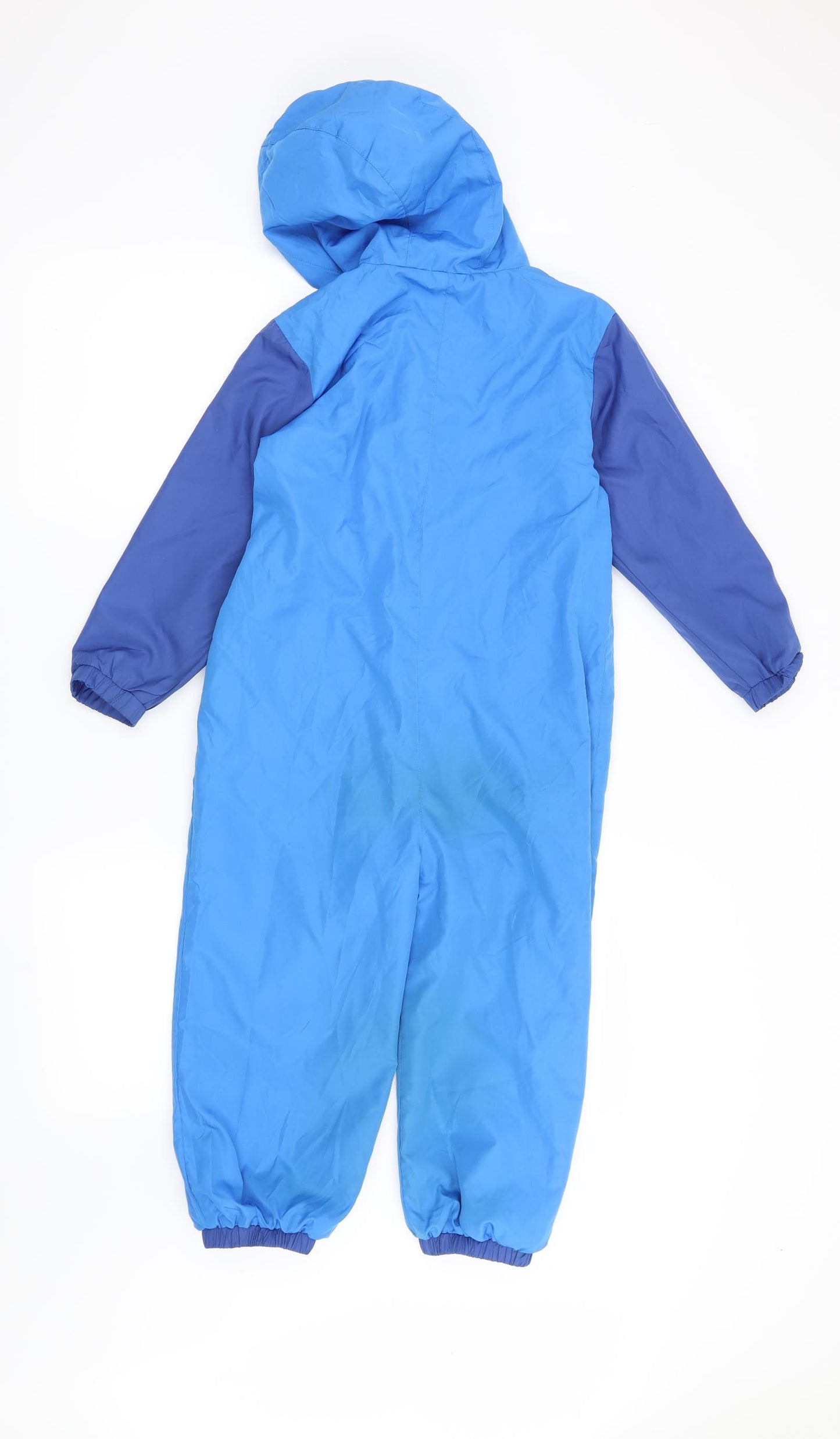 Preworn Boys Blue   Rain Coat Jacket Size 7-8 Years
