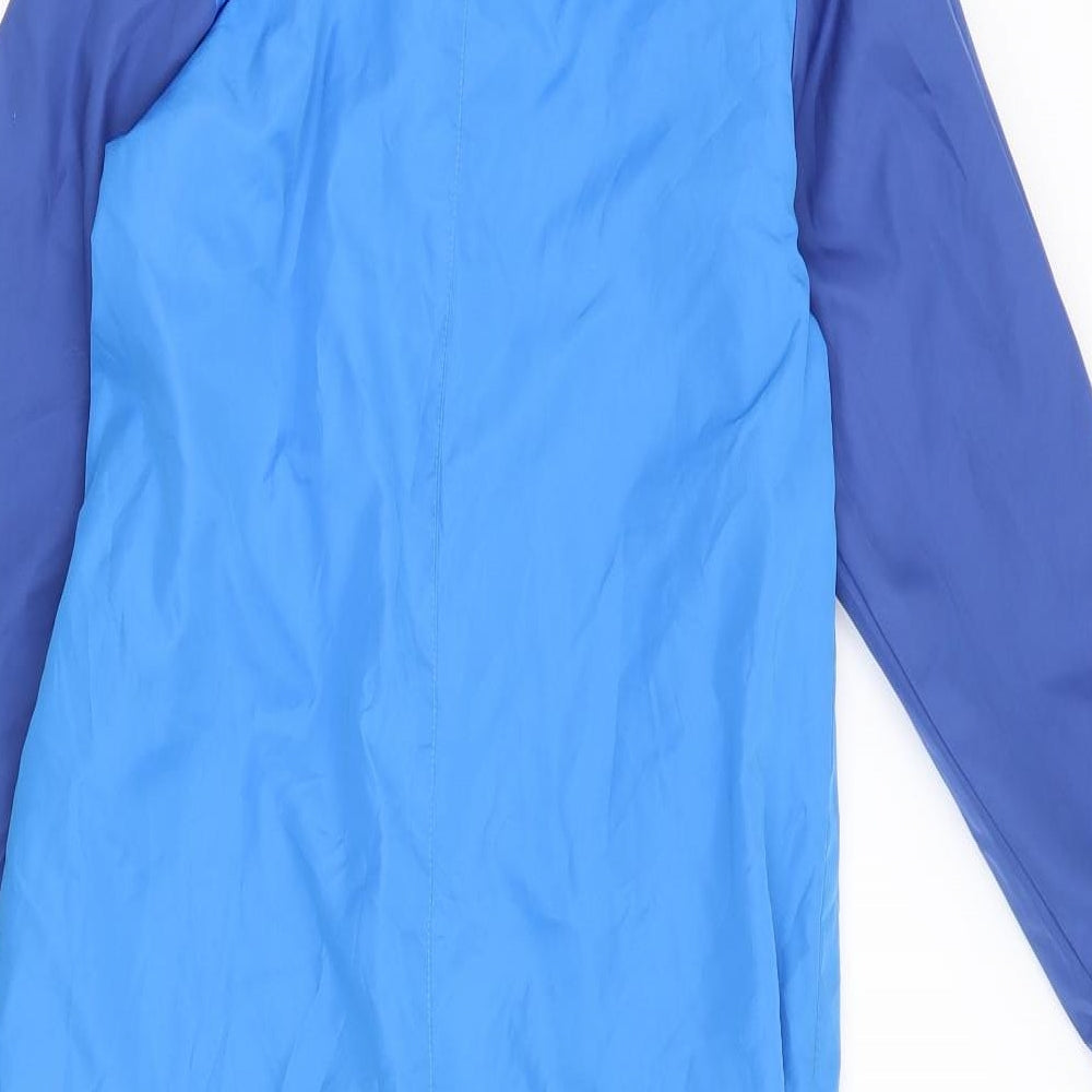 Preworn Boys Blue   Rain Coat Jacket Size 7-8 Years