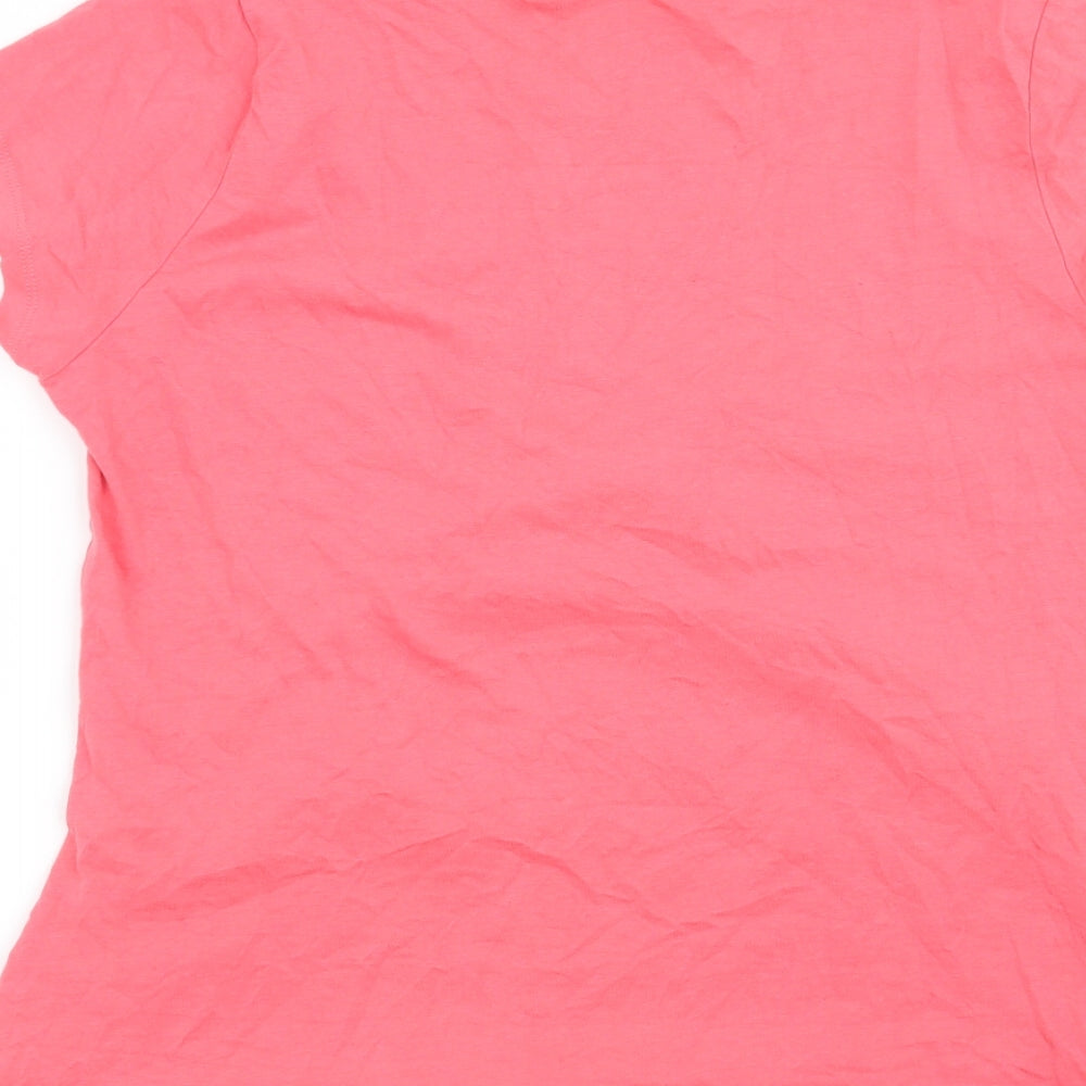 New Look Womens Pink   Basic T-Shirt Size 14