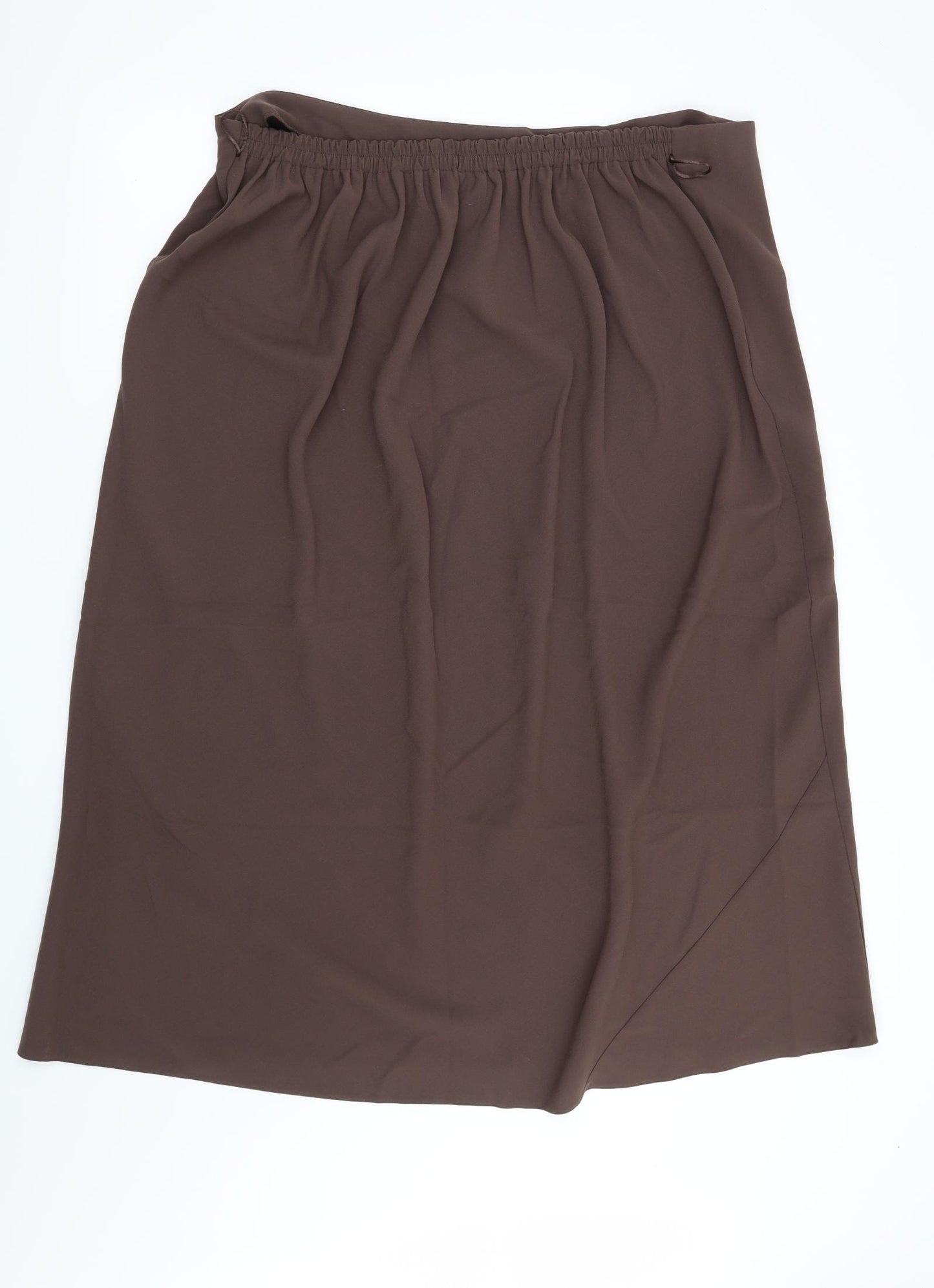 Preworn Womens Brown   A-Line Skirt Size 38