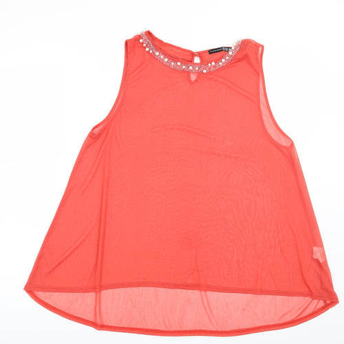 Atmosphere Womens Orange   Basic Blouse Size 16