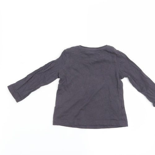 F&F Girls Grey   Basic T-Shirt Size 3-6 Months  - It's cool to be cute