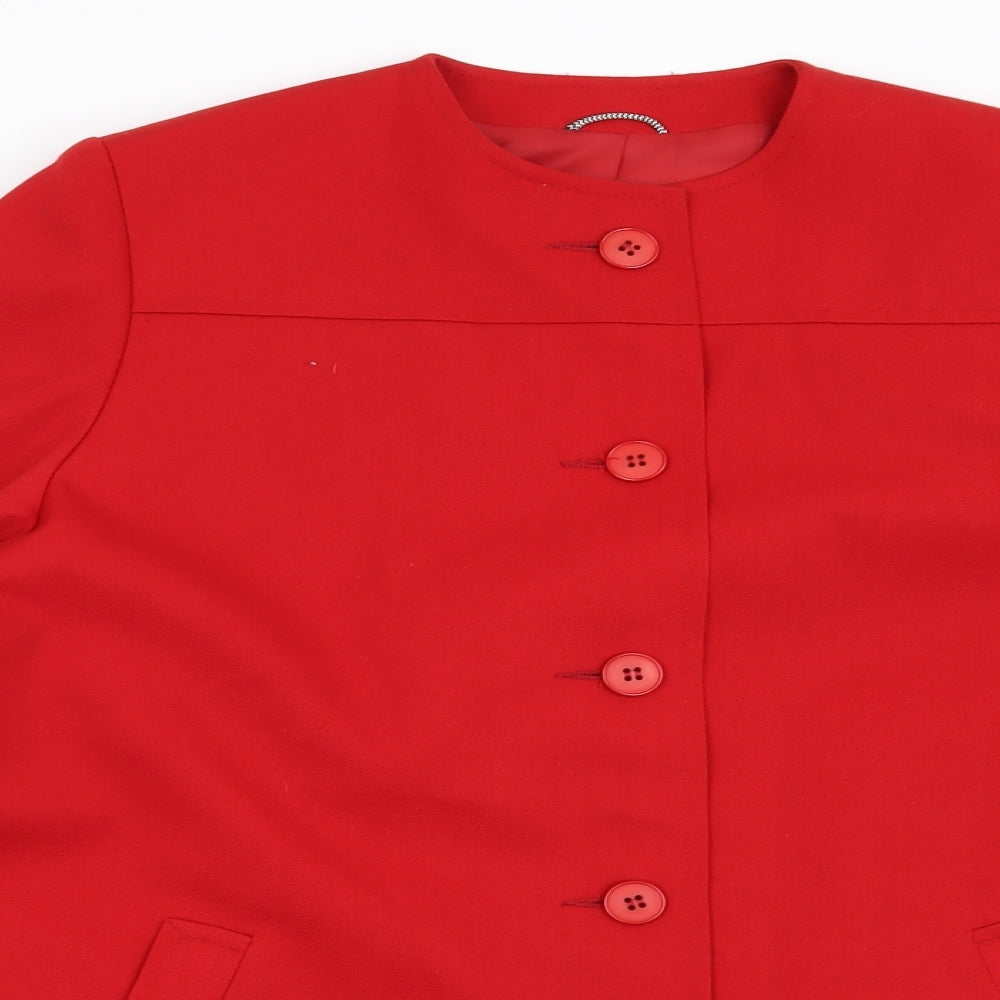 Julius Womens Red   Jacket  Size 12