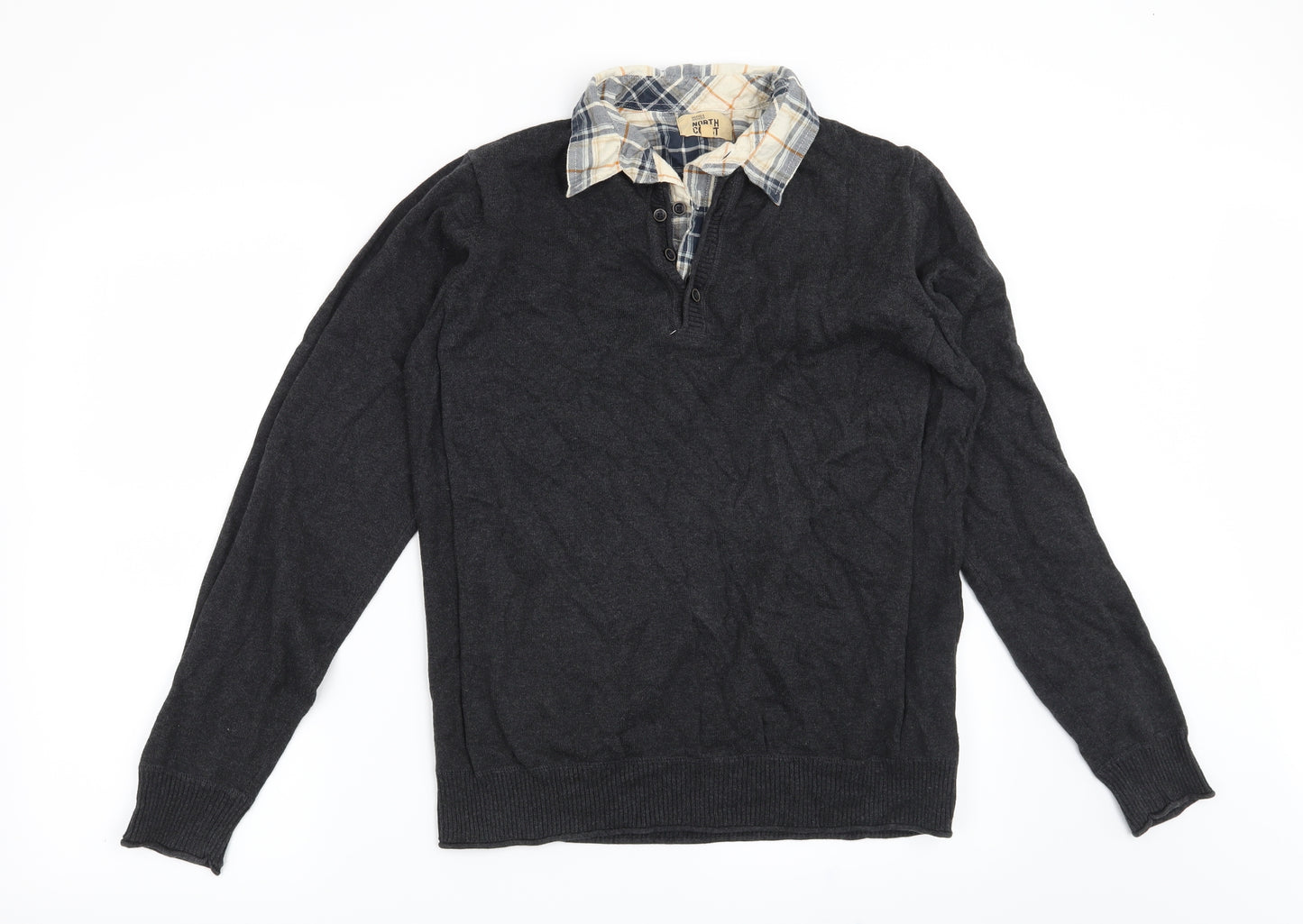 North Coast Mens Grey   Pullover Jumper Size M