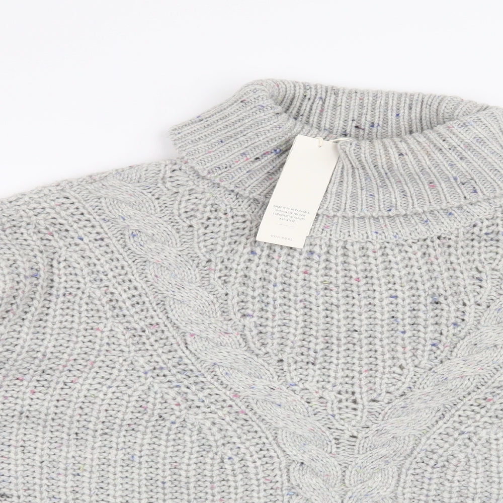 Per Una Womens Grey   Pullover Jumper Size XL