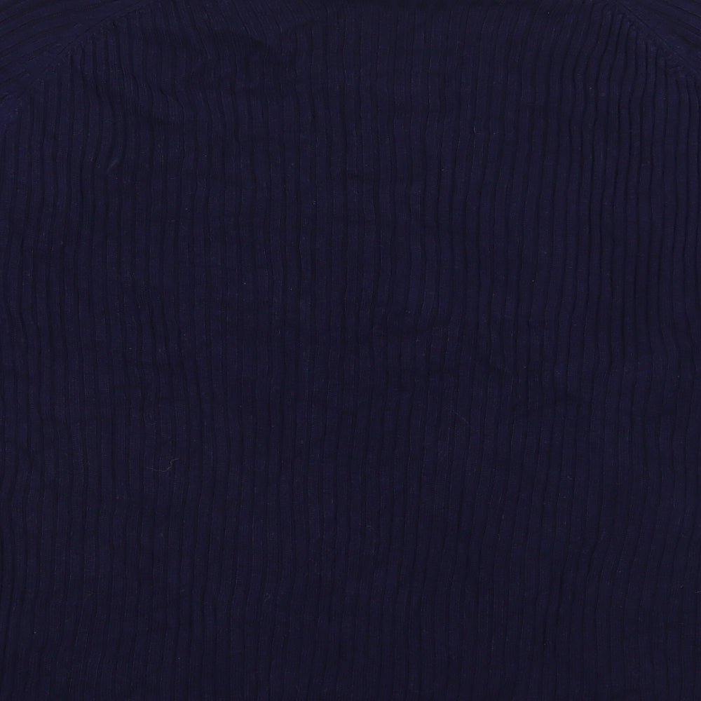 Missguided Womens Blue   Pullover Jumper Size 8