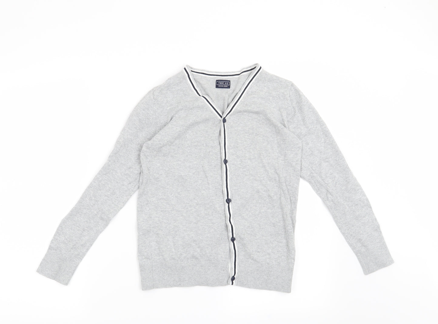 NEXT Boys Grey   Cardigan Jumper Size 10 Years