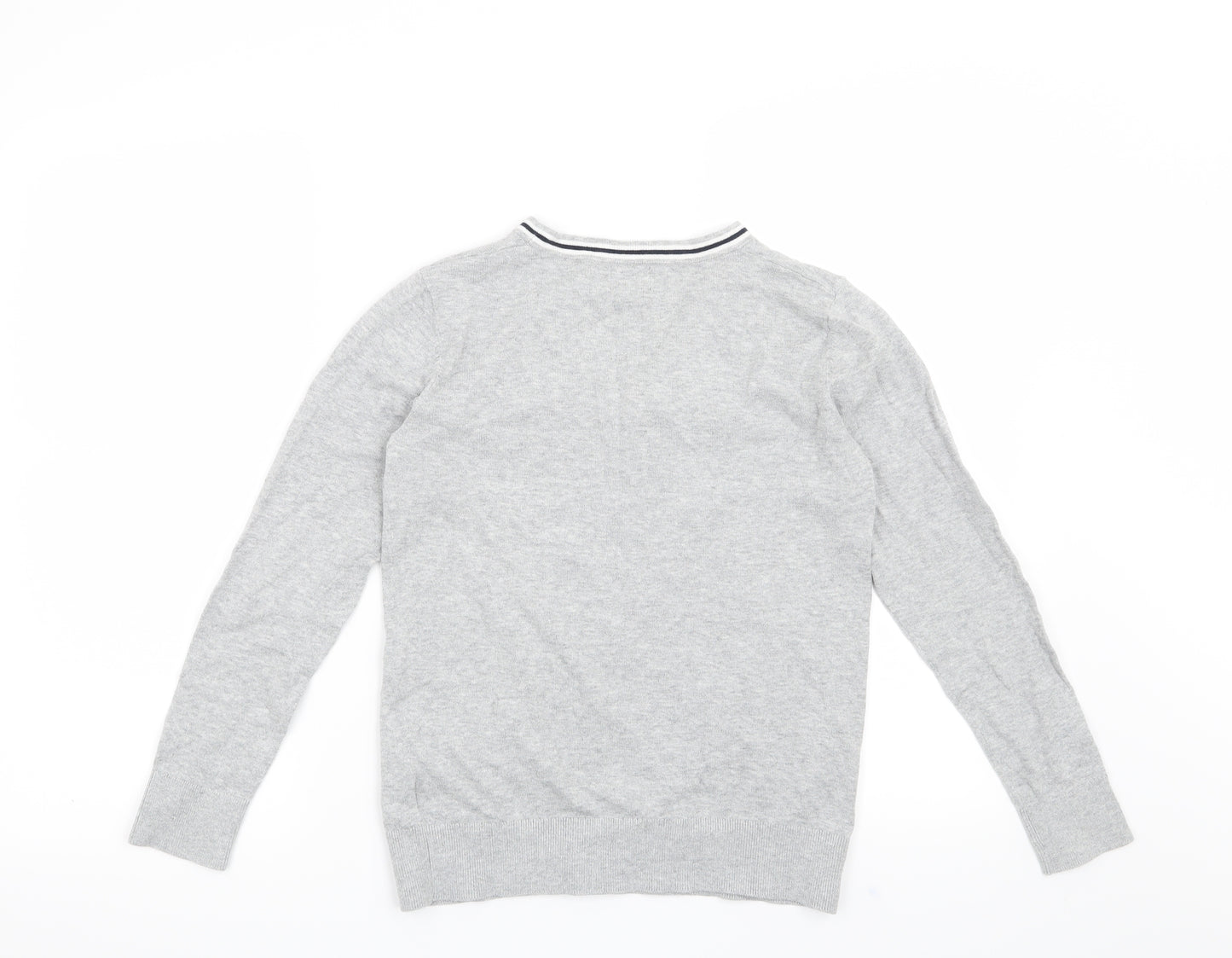 NEXT Boys Grey   Cardigan Jumper Size 10 Years