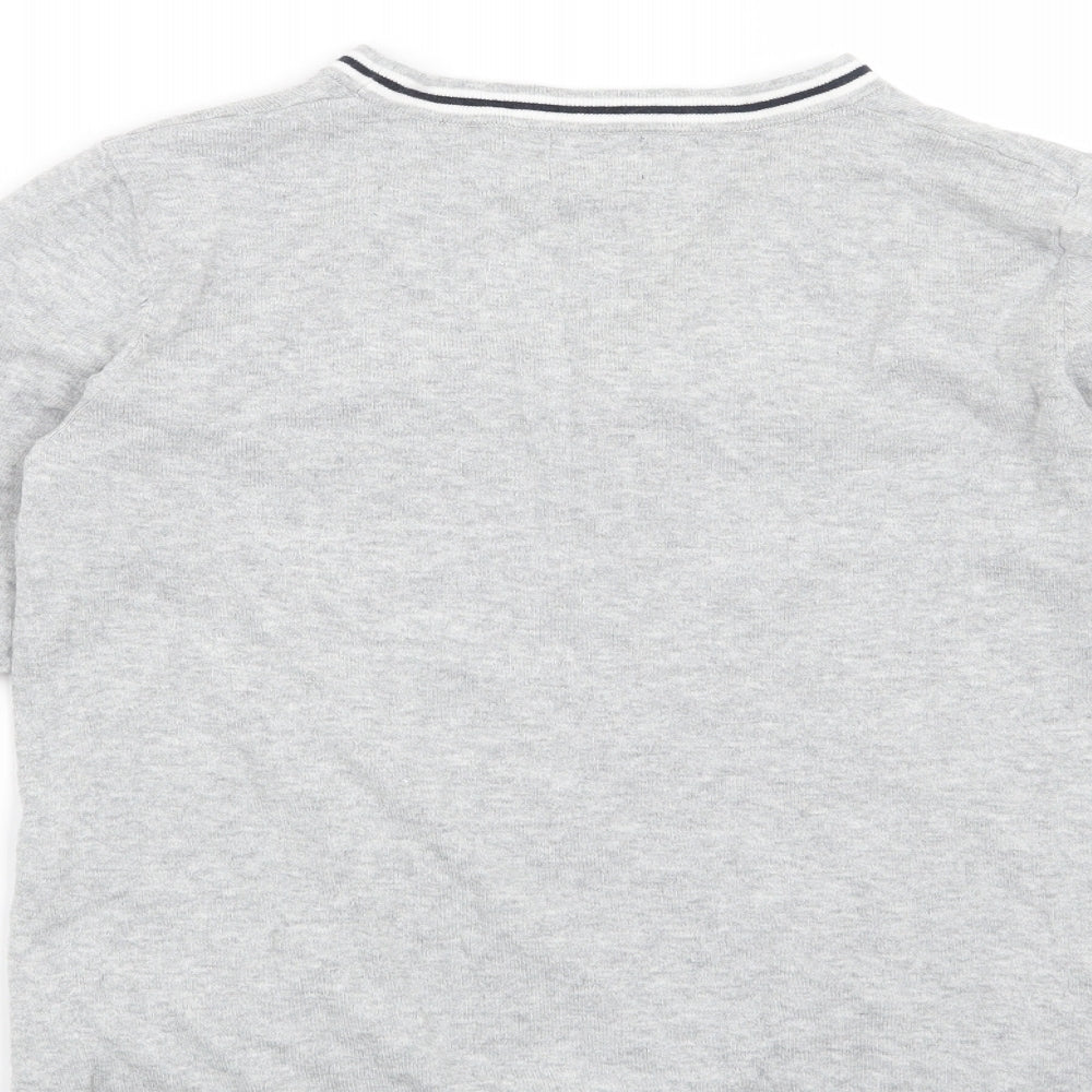 NEXT Boys Grey   Cardigan Jumper Size 10 Years