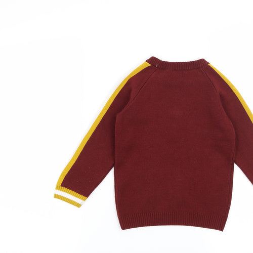 River Island Boys Red   Pullover Jumper Size 2-3 Years  - Little Prince