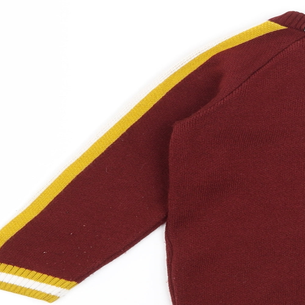 River Island Boys Red   Pullover Jumper Size 2-3 Years  - Little Prince