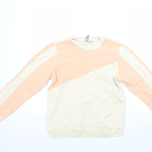 ASOS Womens White   Pullover Sweatshirt Size 6
