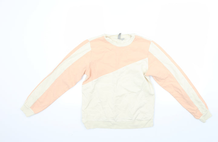 ASOS Womens White Pullover Sweatshirt Size 6