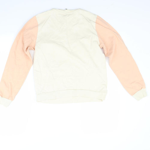 ASOS Womens White   Pullover Sweatshirt Size 6