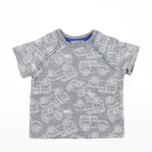 Jarvis Archer Boys Grey   Basic T-Shirt Size 12-18 Months