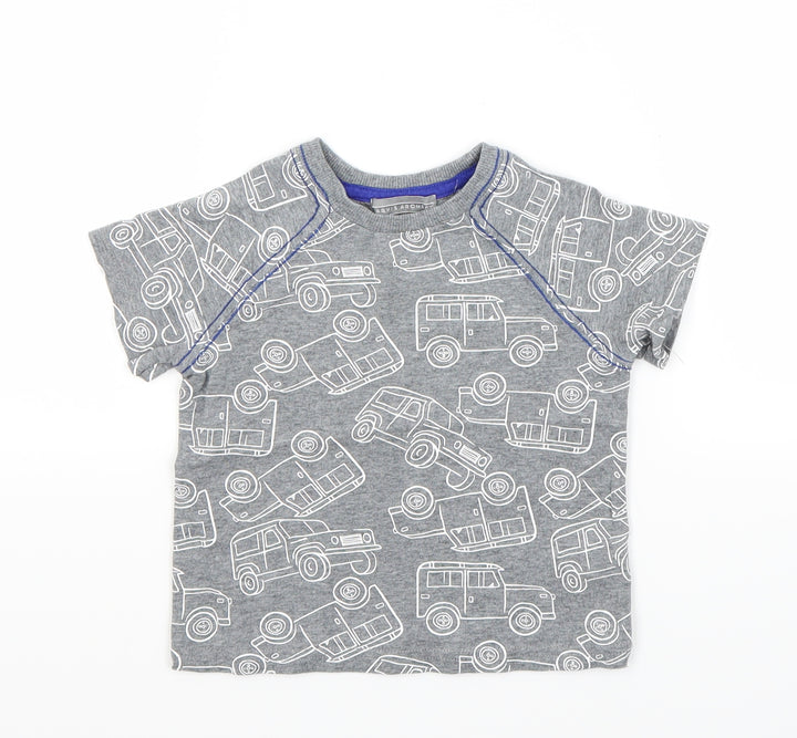 Jarvis Archer Boys Grey   Basic T-Shirt Size 12-18 Months