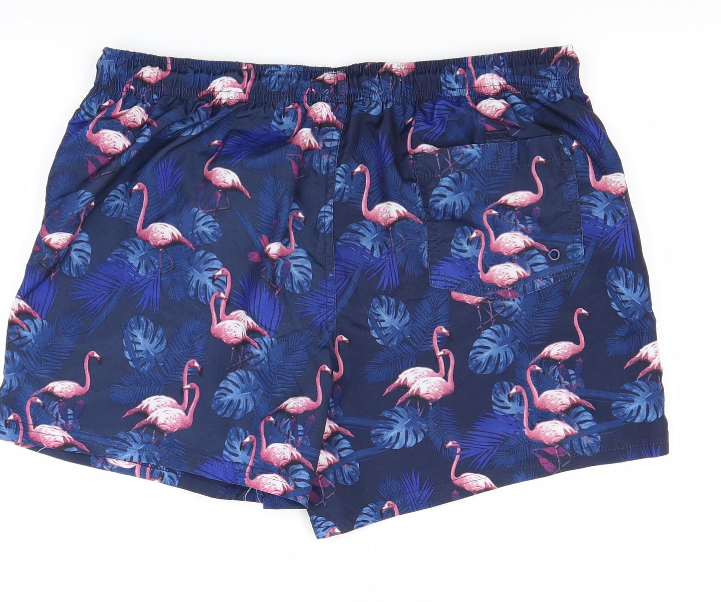 Primark Mens Blue Floral  Bermuda Shorts Size M