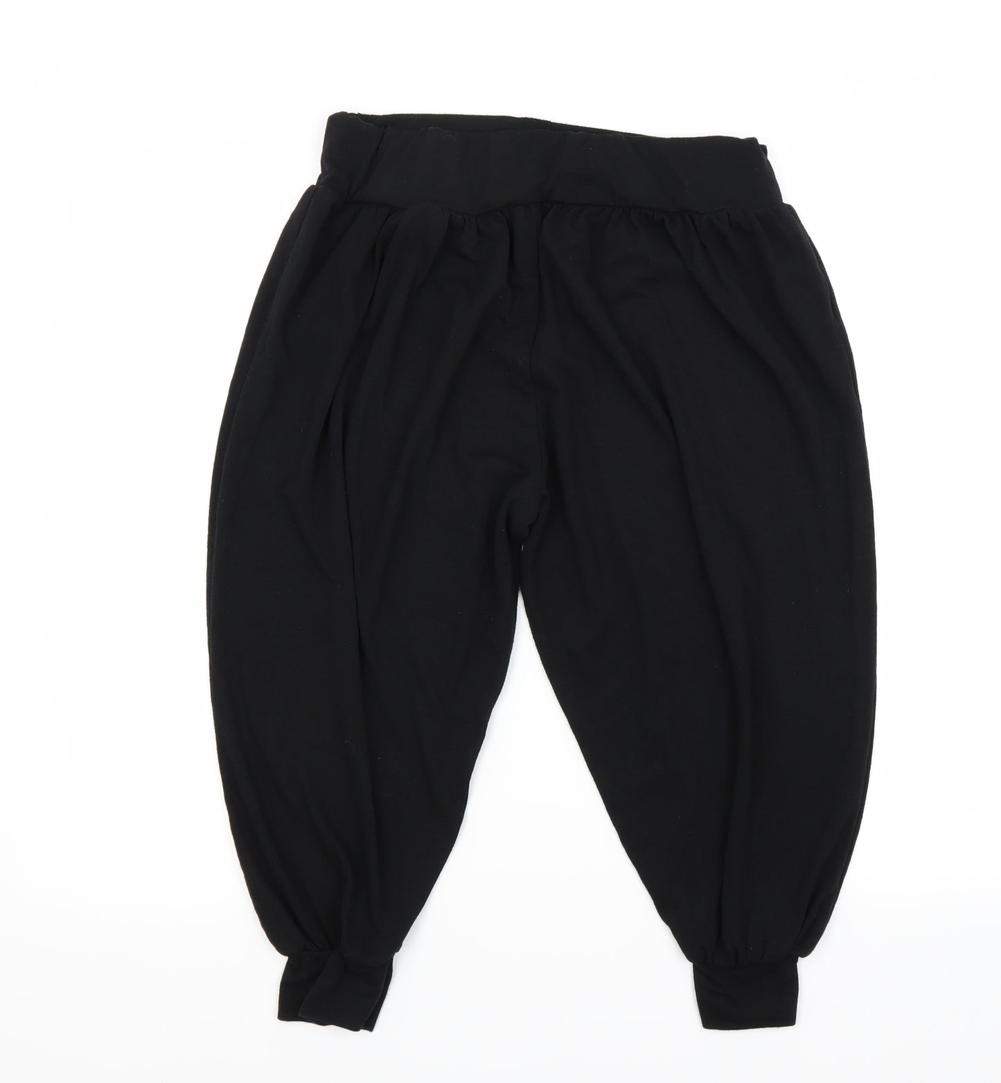 bejealous Womens Black   Pedal Pusher Trousers Size 16 L20 in