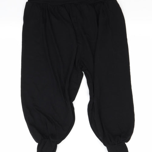 bejealous Womens Black   Pedal Pusher Trousers Size 16 L20 in