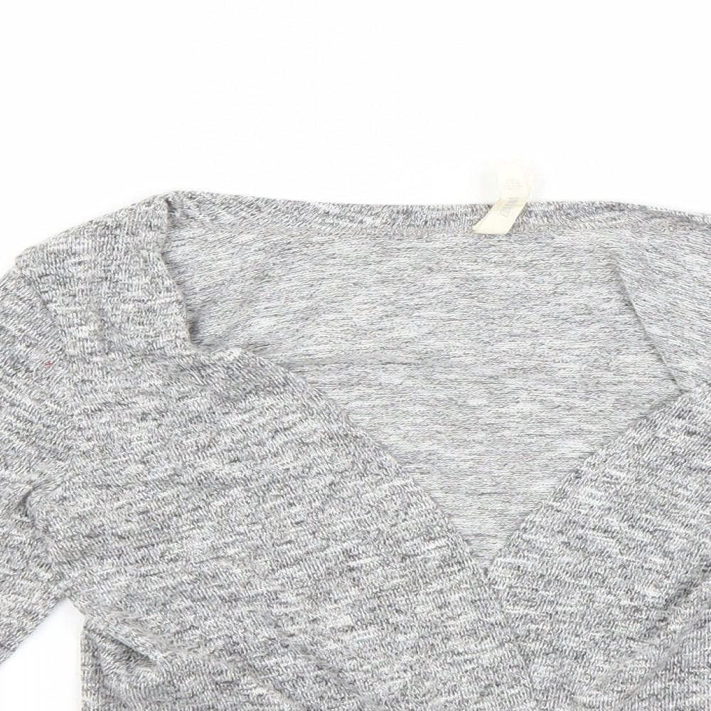 Young Dimension Girls Grey   Cardigan Jumper Size 7-8 Years
