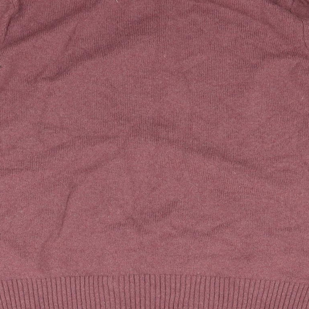 Woolovers Mens Red   Cardigan Jumper Size L