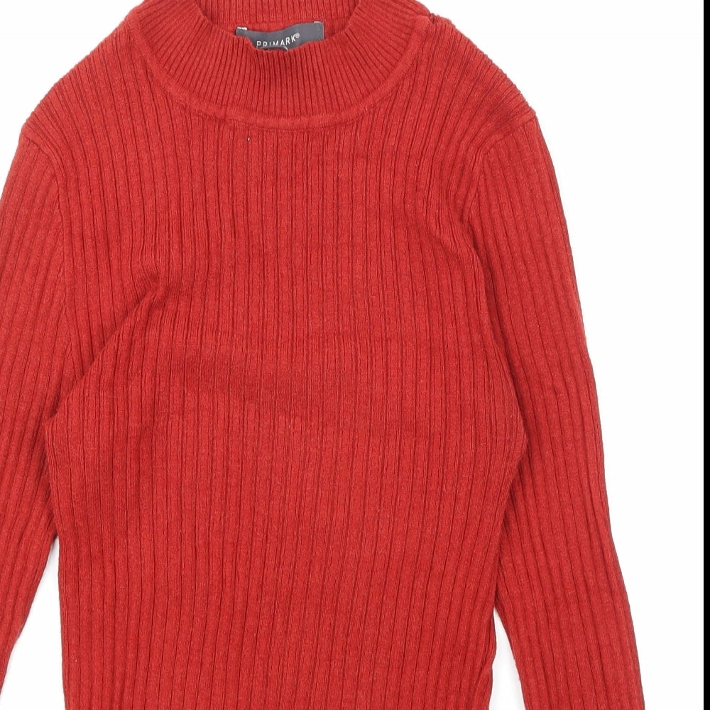 Primark Womens Red   Basic T-Shirt Size S
