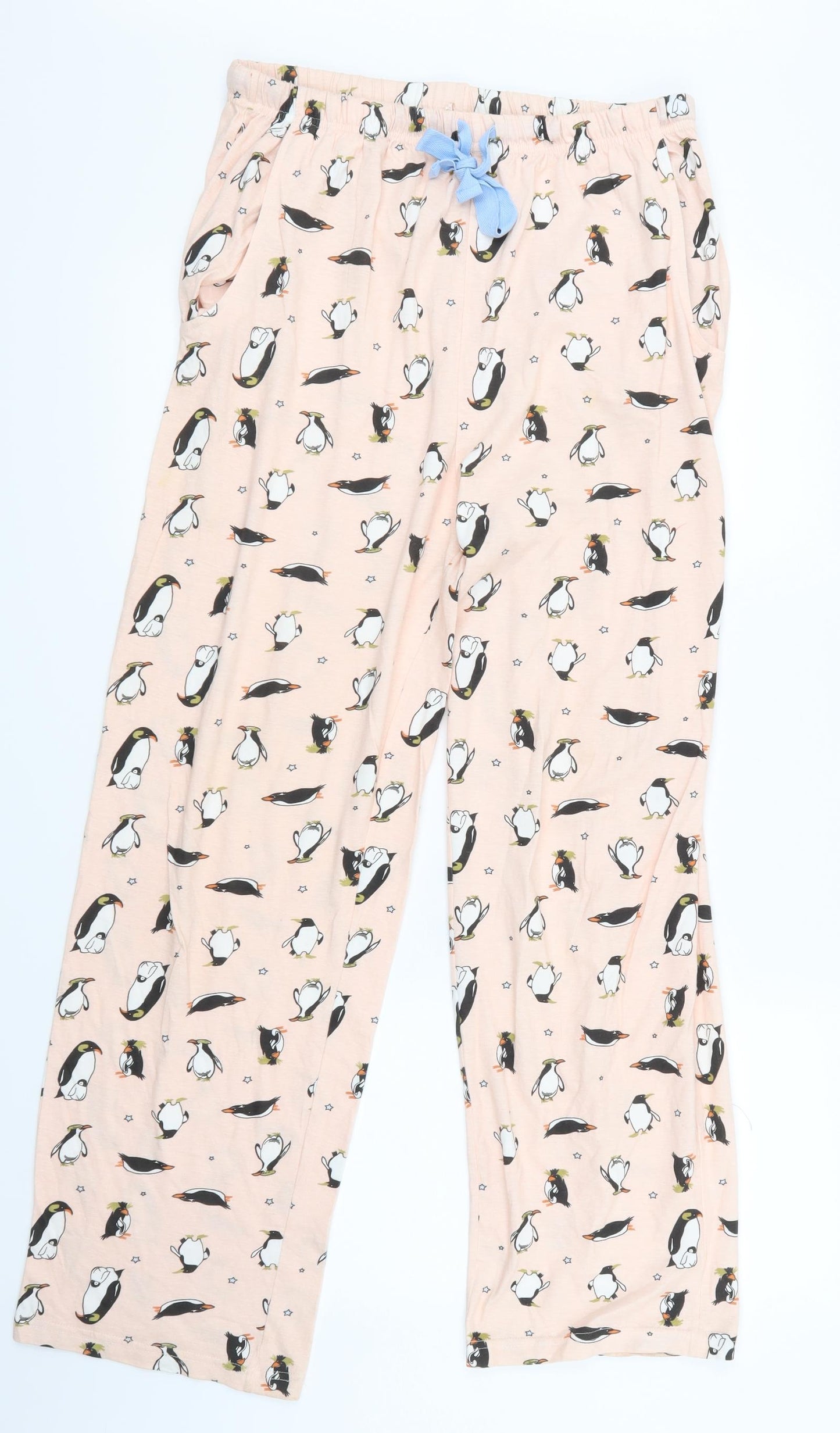 SheIn Womens Pink Animal Print   Pyjama Pants Size S