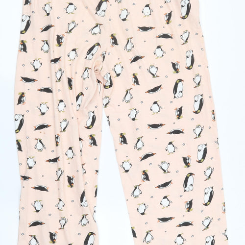 SheIn Womens Pink Animal Print   Pyjama Pants Size S