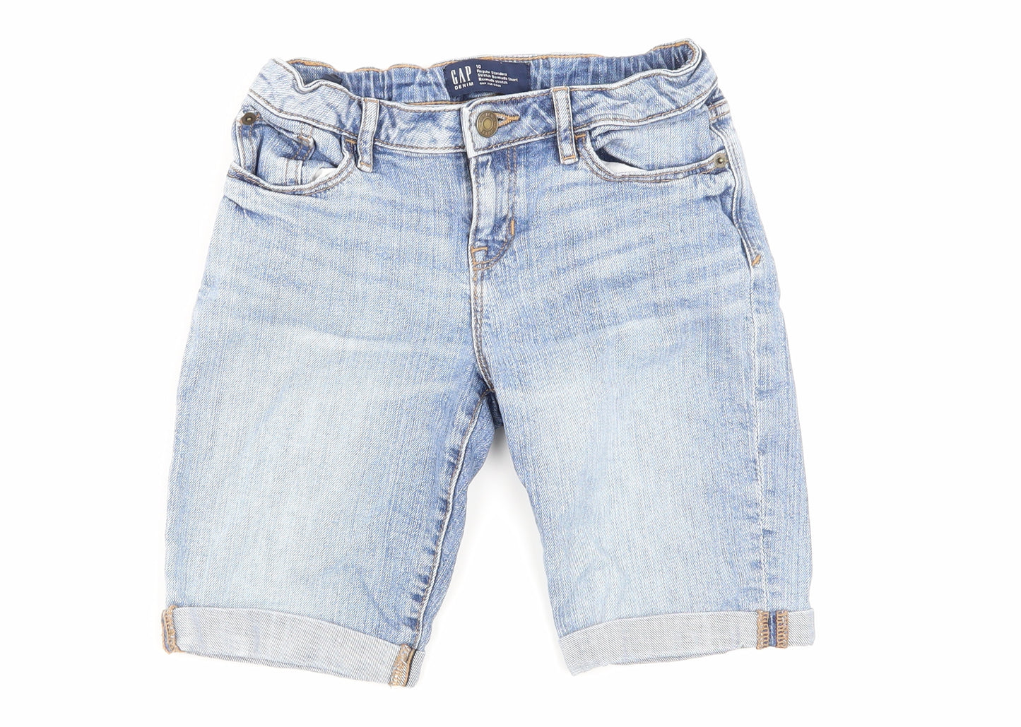 Gap Boys Black  Denim Cargo Shorts Size 10 Years