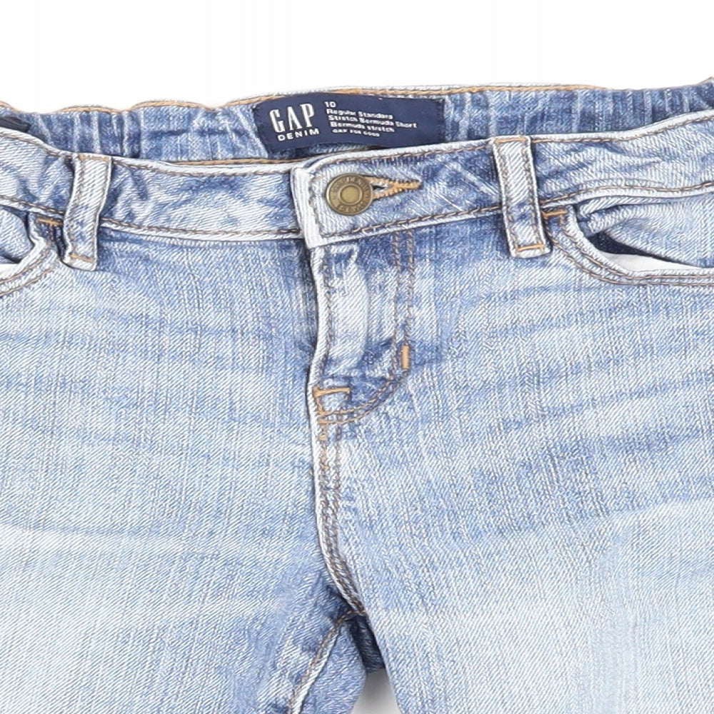 Gap Boys Black  Denim Cargo Shorts Size 10 Years