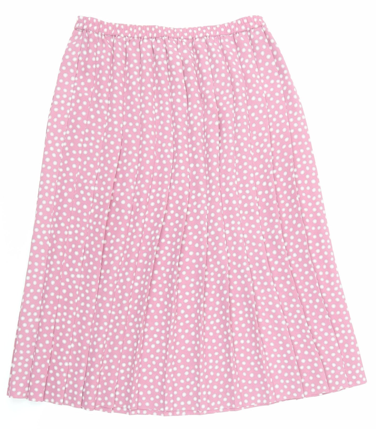 Eastex Womens Pink Polka Dot  Skater Skirt Size 14