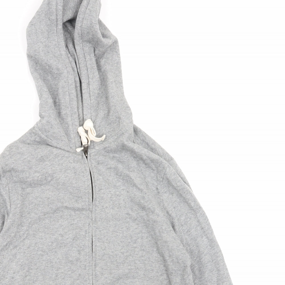 AllSaints Mens Grey   Full Zip Hoodie Size L