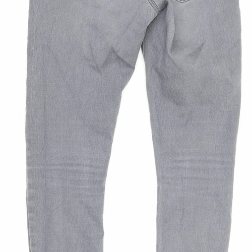 F&F Womens Grey  Denim Skinny Jeans Size 10