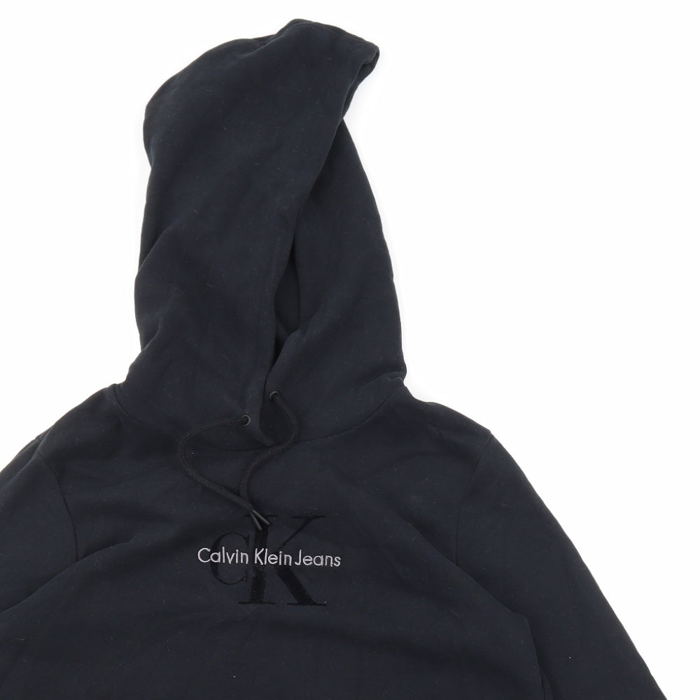 Calvin Klein Mens Black   Pullover Hoodie Size M