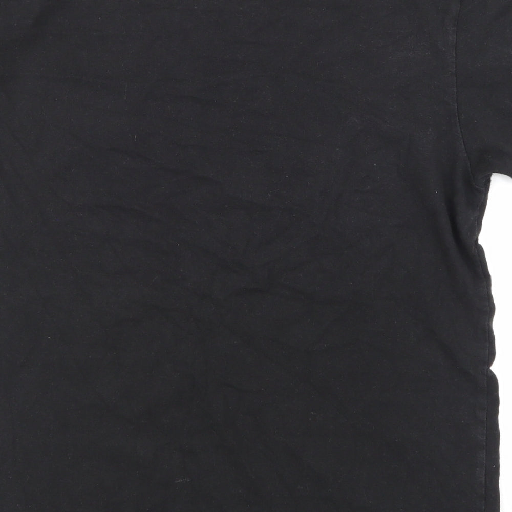 alfie Mens Black    T-Shirt Size M