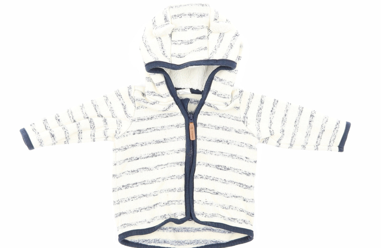H&M   Beige Striped  Jacket  Size 0-3 Months