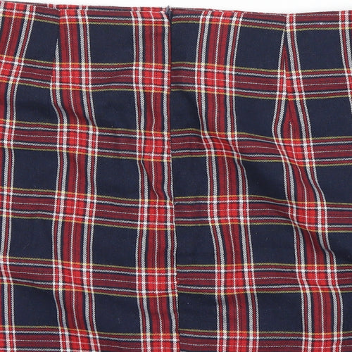 SheIn Womens Black Check  A-Line Skirt Size L