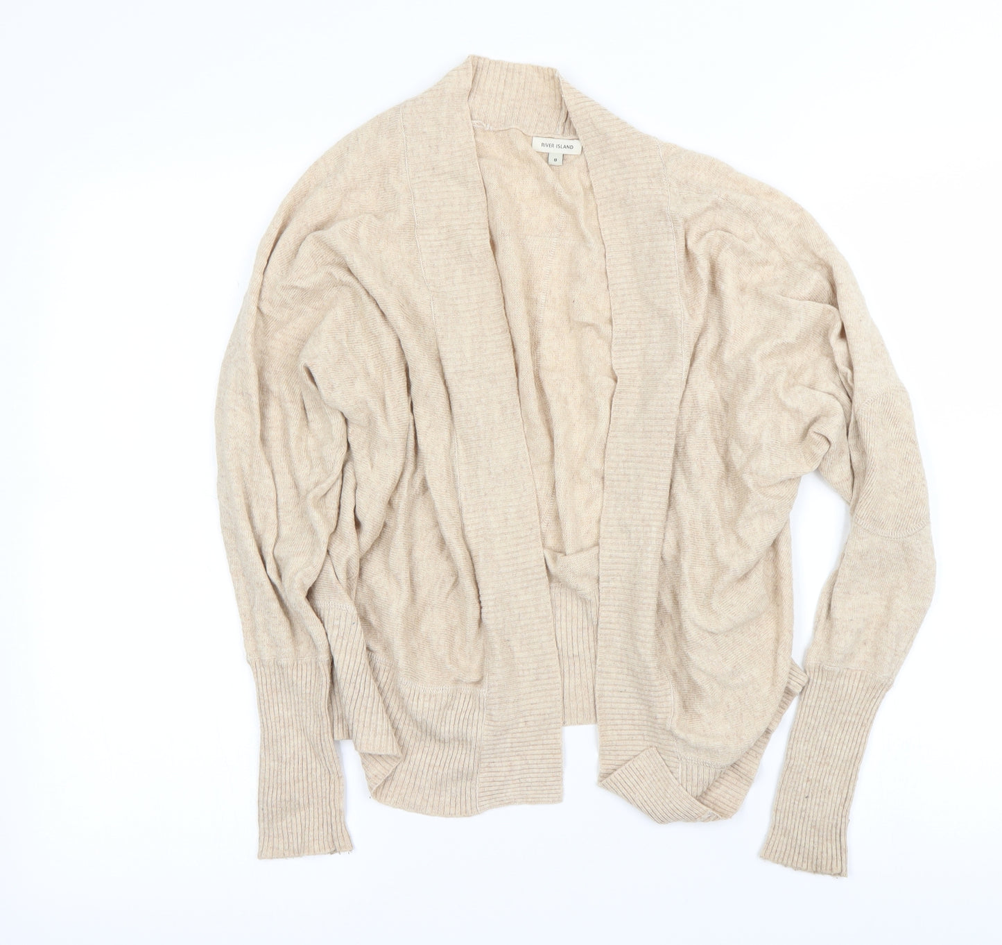 River Island Womens Beige   Cardigan Jumper Size 8