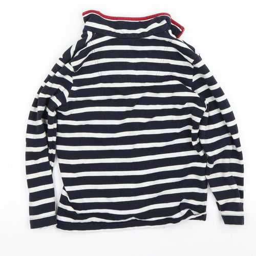 just jules Boys Black   Henley Jumper Size 7 Years